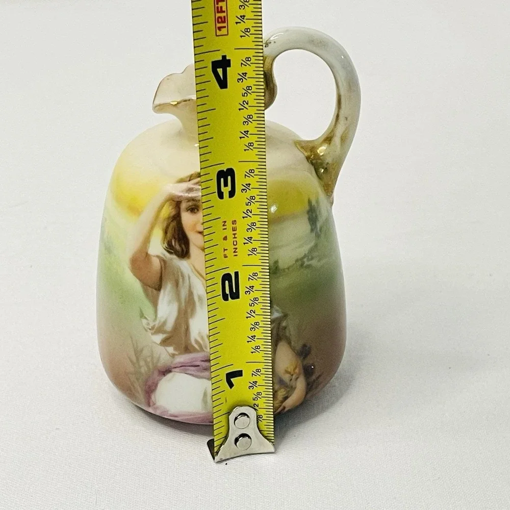 Vtg Royal Bayreuth‎ Portrait Ewer Woman Portraitware Pitcher Vase